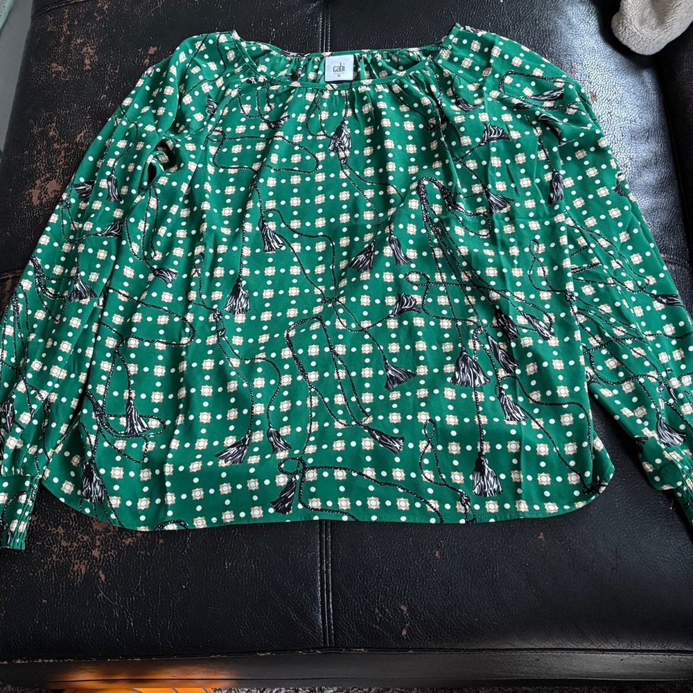 CABi new in bag green blouse